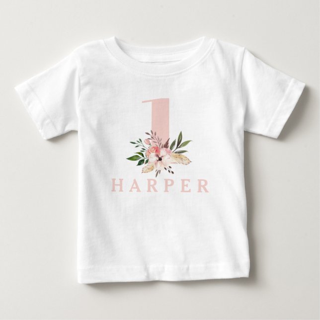 1st first birthday t-shirt (Front)