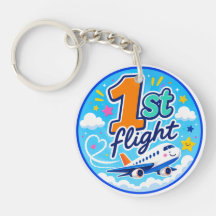 1st flight colourful airplane souvenir