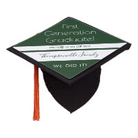 1st Generation Graduate Success Family Name Green