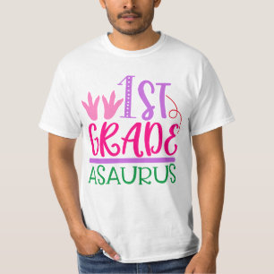 1st Grade asarus white Men's Value T-Shirt
