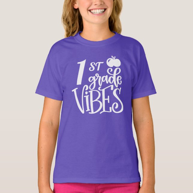 1st Grade Back to School T-Shirt (Front)