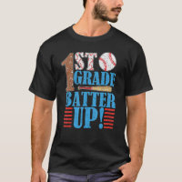 1st Grade Batter Up Baseball Back To School First