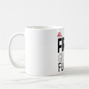 1st Grade Flock Pink Flamingo Squad Teacher Kid Fi Coffee Mug
