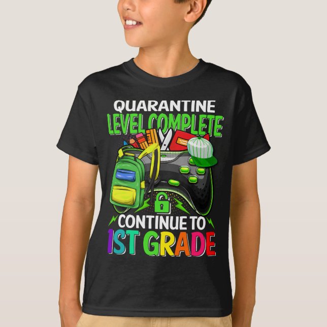 1st Grade Game Back To School T-Shirt (Front)