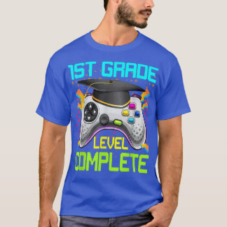 1st Grade Gamer Level Complete Video Games Graduat T-Shirt