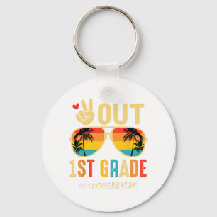1st Grade Graduation Last Day Of School  Keychain