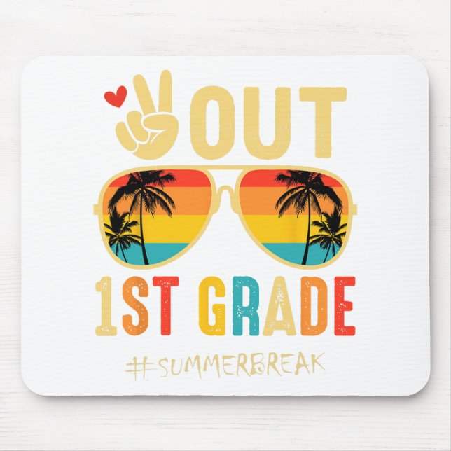 1st Grade Graduation Last Day Of School  Mouse Pad (Front)