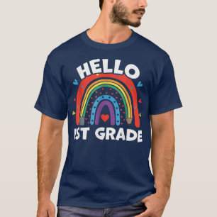 1st Grade Hello School Back to school for KID 2022 T-Shirt