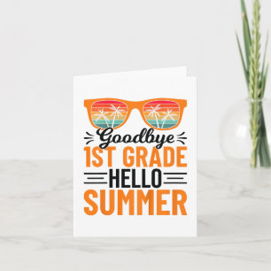 1st Grade Hello Summer 3 Card