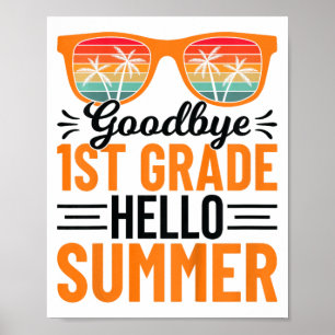 1st Grade Hello Summer 3  Poster