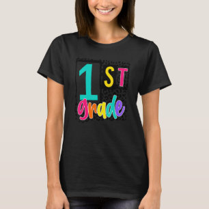 1st Grade Leopard Teacher 1st Grade Leopard 2022 T-Shirt
