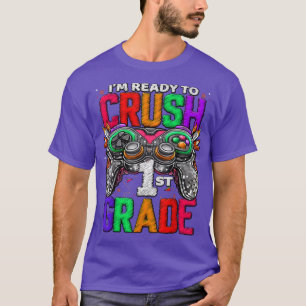 1st Grade Level Unlocked Game On 1st Grade Back To T-Shirt