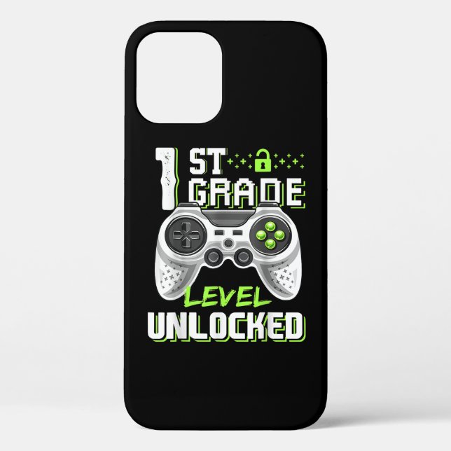1st Grade Level Unlocked Gamer First Day Of School Case-Mate iPhone Case (Back)