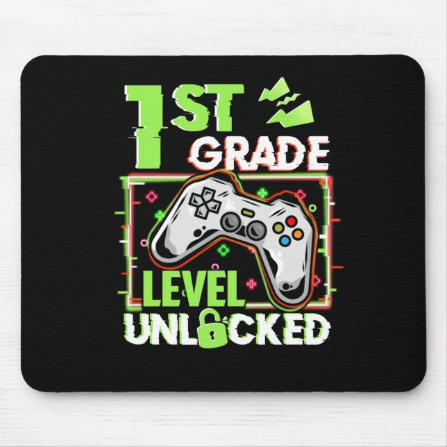 1St Grade Level Unlocked Mouse Pad (Front)