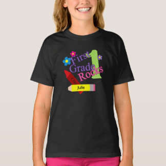 1st Grade Rocks For Girls T-Shirt