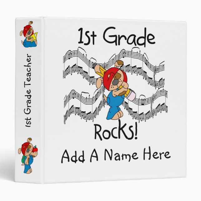 1st Grade Rocks Teacher Binder (Front/Spine)