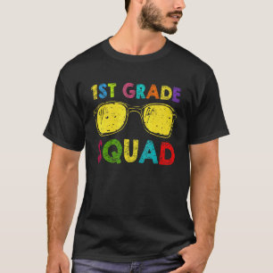 1st Grade Squad Back To School First Grade Teacher T-Shirt