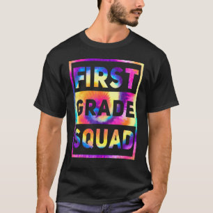 1st Grade Squad Back To School Teacher Student Rai T-Shirt