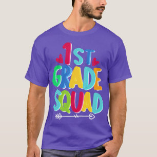 1st Grade Squad Cute Back To School For Kids Gift T-Shirt