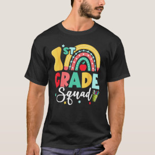 1st Grade Squad Team  Back To School Girls Boys Te T-Shirt