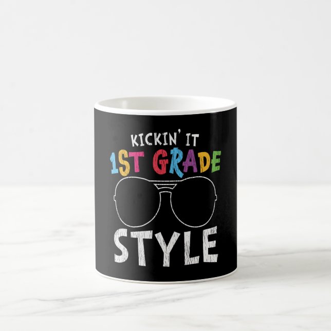 1st Grade Style First Day of School Student Gift Coffee Mug (Center)