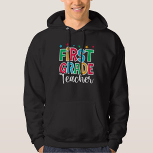 1st Grade Teacher First Day of School Welcome Back Hoodie