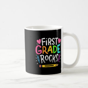 1st Grade Teacher Gift 1st Grade Rock Coffee Mug