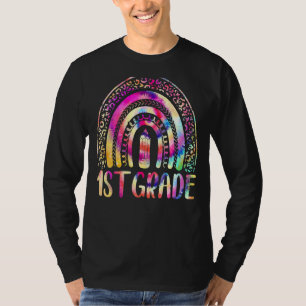 1st Grade Teacher Tie Dye Rainbow Back To School T-Shirt
