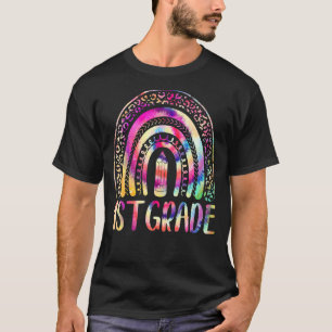 1st Grade Teacher Tie Dye Rainbow Back To School T-Shirt