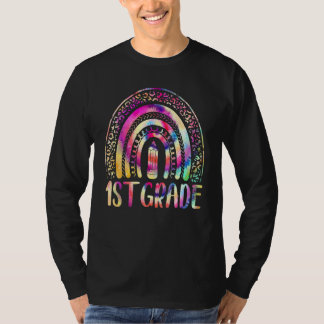 1st Grade Teacher Tie Dye Rainbow Back To School T-Shirt