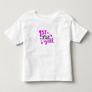 1st grade yall toddler t-shirt