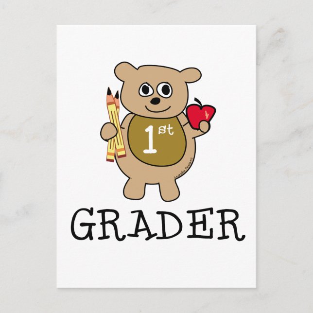 1st Grader Postcard (Front)