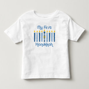 1st Hanukkah Candles Toddler T-shirt