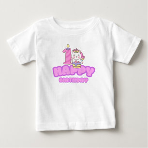 1st Happy Birthday Baby T-Shirt
