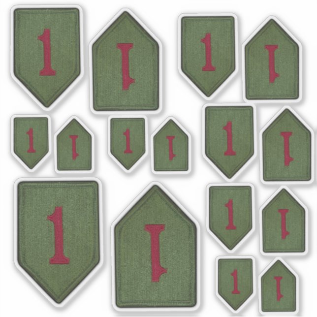 1st INF Infantry Division Big Red 1 Contour (Front)