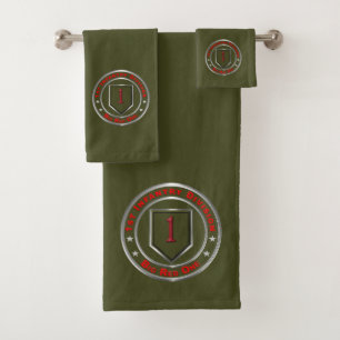 1st Infantry Division  Bath Towel Set