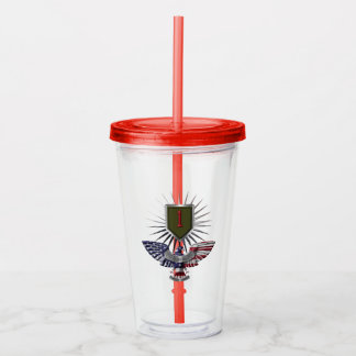1st Infantry Division “Big Red One” Acrylic Tumbler