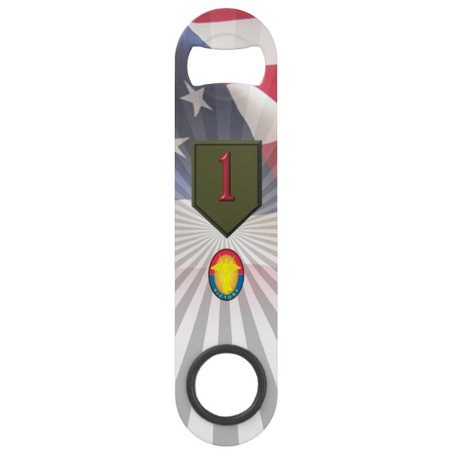 1st Infantry Division “Big Red One” Bar Key (Front)