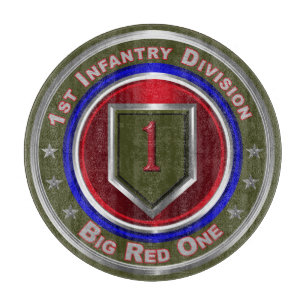 1st Infantry Division “Big Red One” Cutting Board