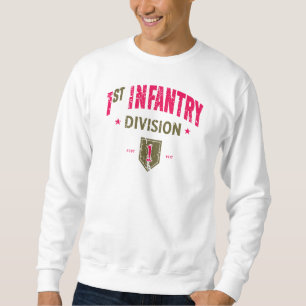 1st Infantry Division "Big Red One" Distressed Sweatshirt