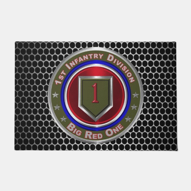 1st Infantry Division “Big Red One” Doormat (Front)