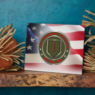 1st Infantry Division “Big Red One”  Plaque