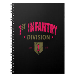 1st Infantry Division "BRO" Distressed Notebook