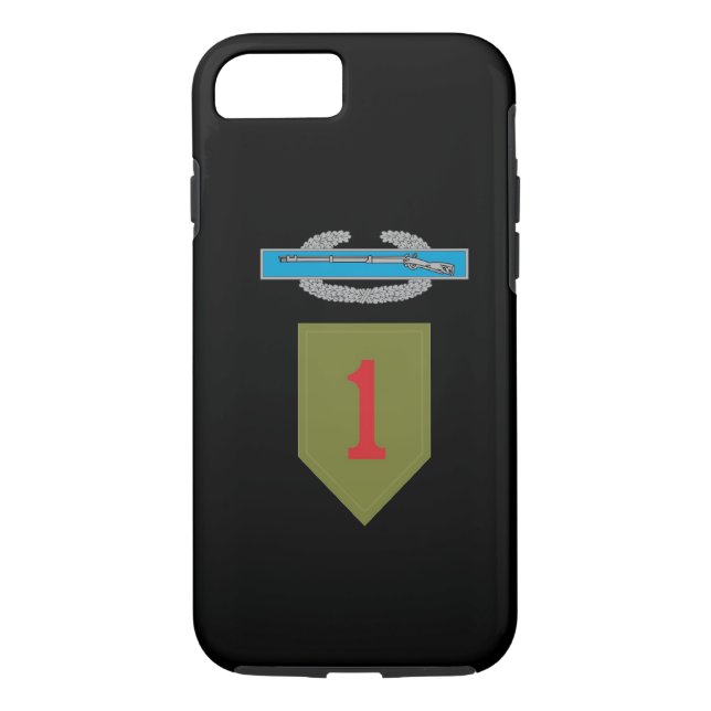 1st Infantry Division CIB Case-Mate iPhone Case (Back)
