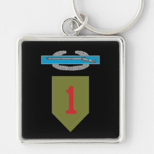 1st Infantry Division CIB Keychain