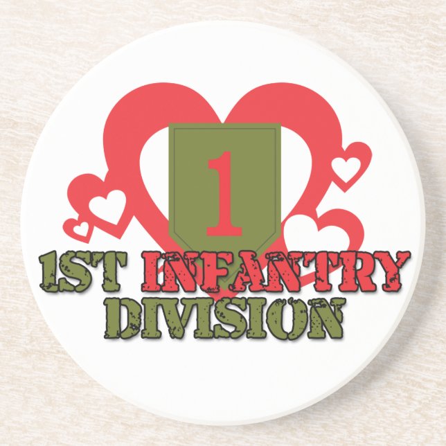 1st Infantry Division Coaster (Front)