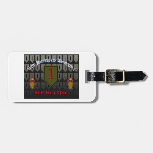 1st Infantry Division Gift Luggage Tag (Front Horizontal)