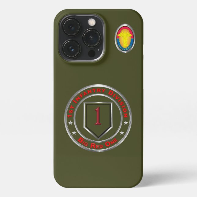 1st Infantry Division  iPhone Case (Back)