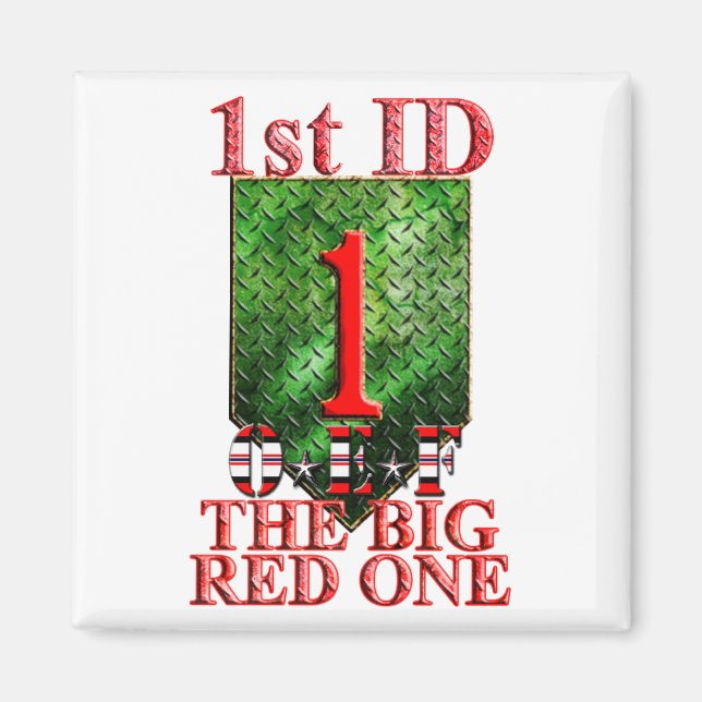 1st Infantry Division OEF VETERAN Magnet (Front)