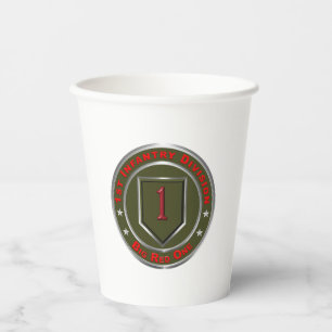1st Infantry Division Paper Cups